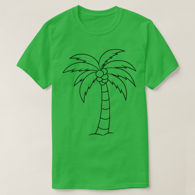 Camiseta Árbol de coco TShirt 1 (Diseño del anverso)
