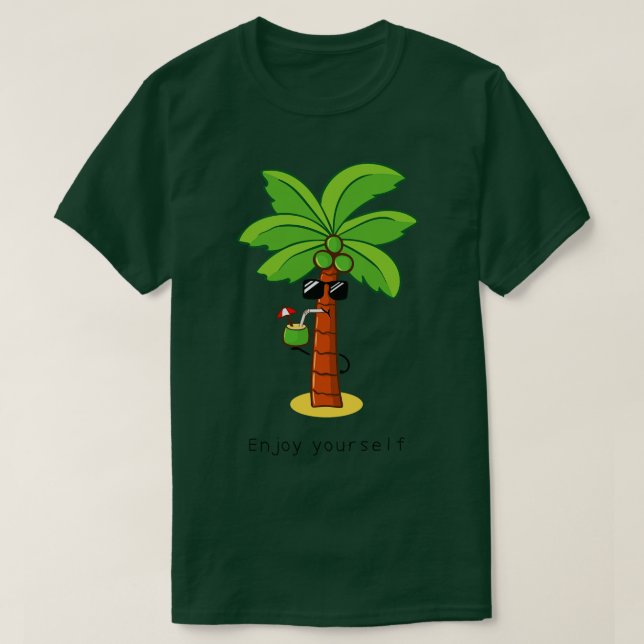 Camiseta Árbol de cocoteros (Diseño del anverso)