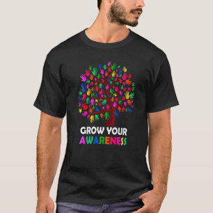 Camiseta Árbol de Conciencia del Autismo Crece Tu Concienci