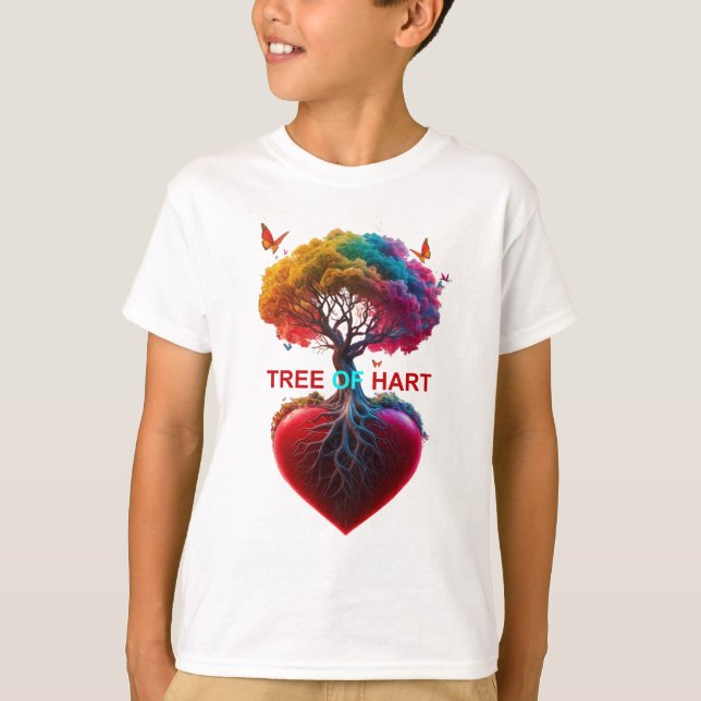 CAMISETA ÁRBOL DE CORAZÓN (Anverso)