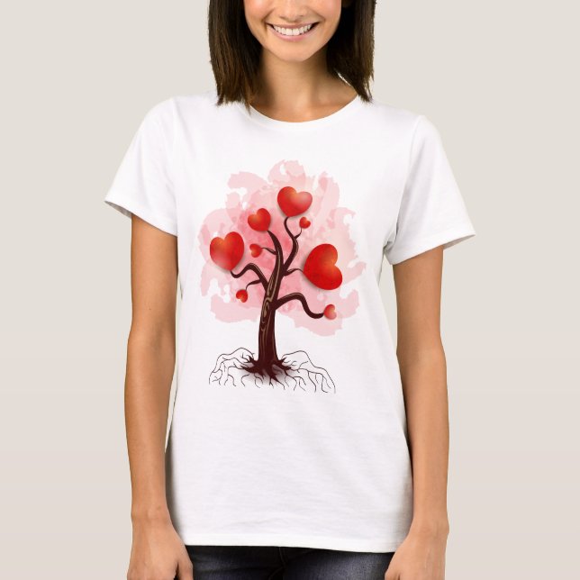 Camiseta Árbol de corazones (Anverso)