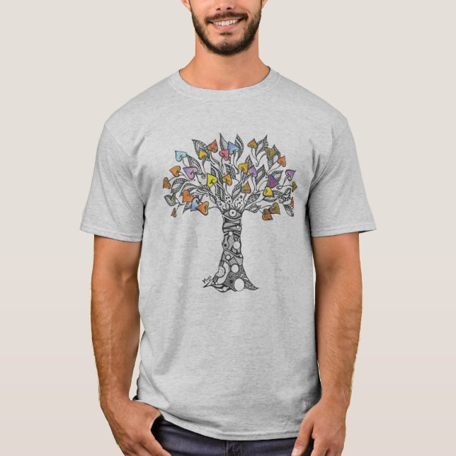 Camiseta Árbol de Corazones (Anverso)