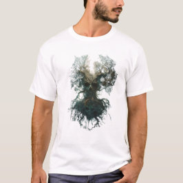 Camiseta Árbol de Cráneos Surreal Naturaleza Oscura