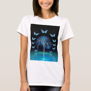 Camiseta Árbol de cristal de mariposa