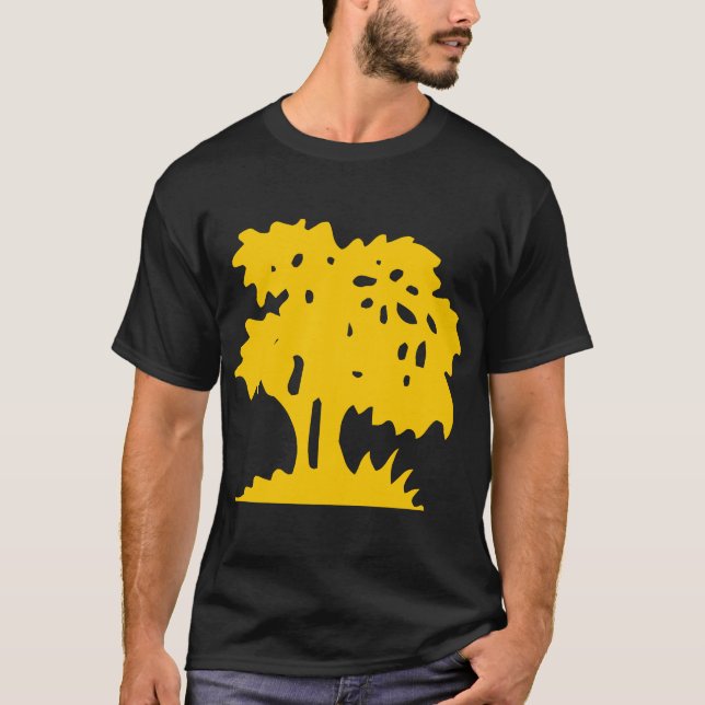 Camiseta Árbol de Dibujos Animados - Ámbar (Anverso)
