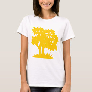 Camiseta Árbol de Dibujos Animados - Ámbar