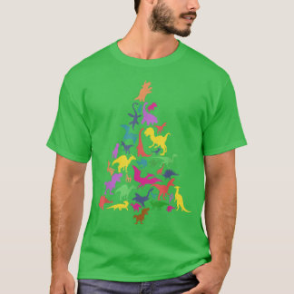 Camiseta Árbol de dinosaurios lindo TRe para niños paleontó
