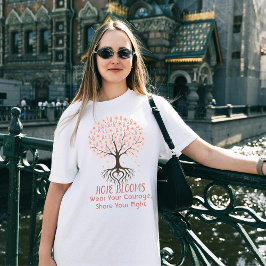 Camiseta Árbol de Esperanza Conciencia sobre el Cáncer de M