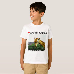 Camiseta Árbol de espinas de jirafa en el corazón de Sudáfr