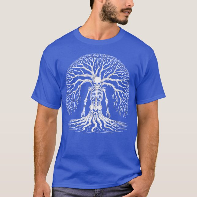Camiseta Árbol de Esqueleto (Anverso)