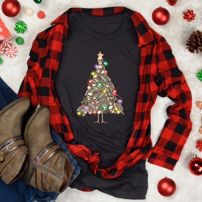 Camiseta Árbol de esqueletos con fantasía de navidades (Subido por el creador)