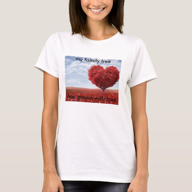 Camiseta árbol de familia (Anverso)