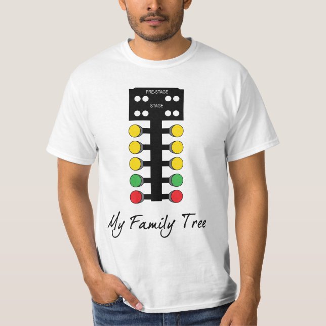 Camiseta Árbol de familia - Carreras de fricción (Anverso)