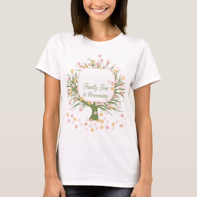 Camiseta Árbol de familia en llamas (Anverso)