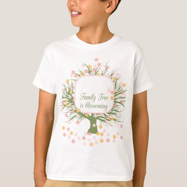 Camiseta Árbol de familia en llamas (Anverso)
