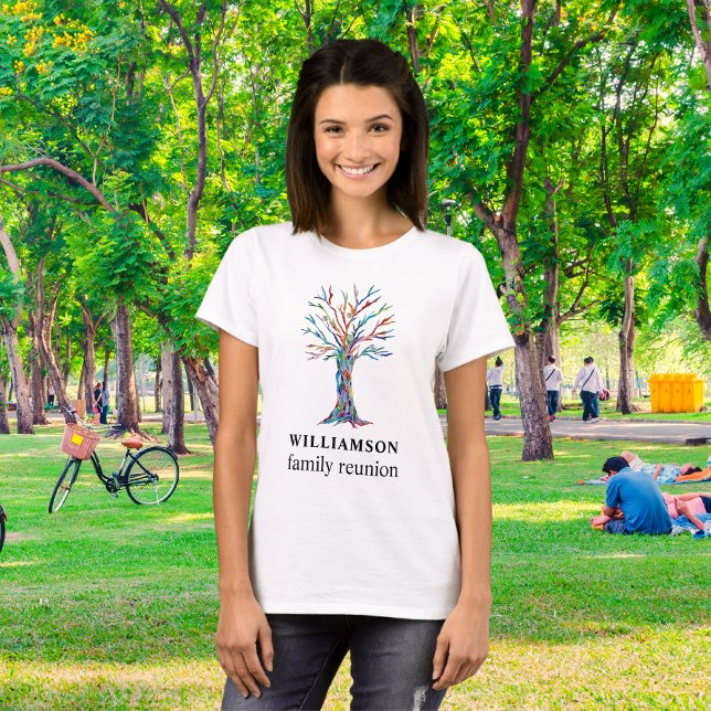 Camiseta Árbol de familia familiar de unión personalizada (Subido por el creador)