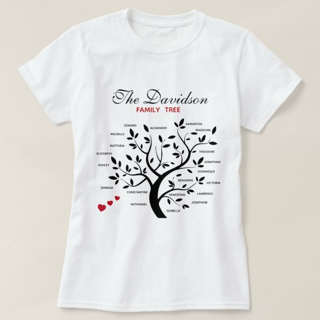 Benjamin Babys Camisetas Dia De La Familia Camiseta Árbol De