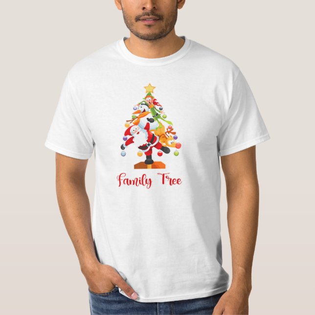 Camiseta Árbol de familia | Vacaciones (Anverso)