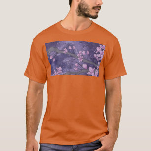 Camiseta Árbol de flores de cerezo Belleza japonesa de flor