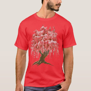 Camiseta Árbol de flores de cerezo Sakura