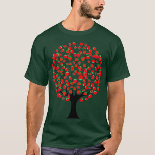 Camiseta Árbol de fresa caprichoso