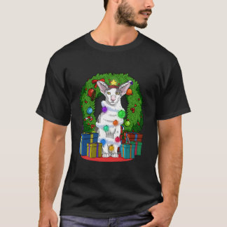 Camiseta Árbol de gato Oriental Shorthair X-Mas Santa