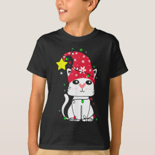 Camiseta Árbol de gatos X-Mas, gatos Mascotas de Navidad am