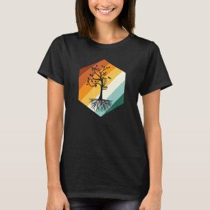 Camiseta Árbol de golf de disco retro