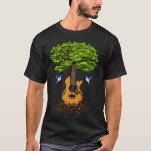 Camiseta Árbol de Guitarra Acústica