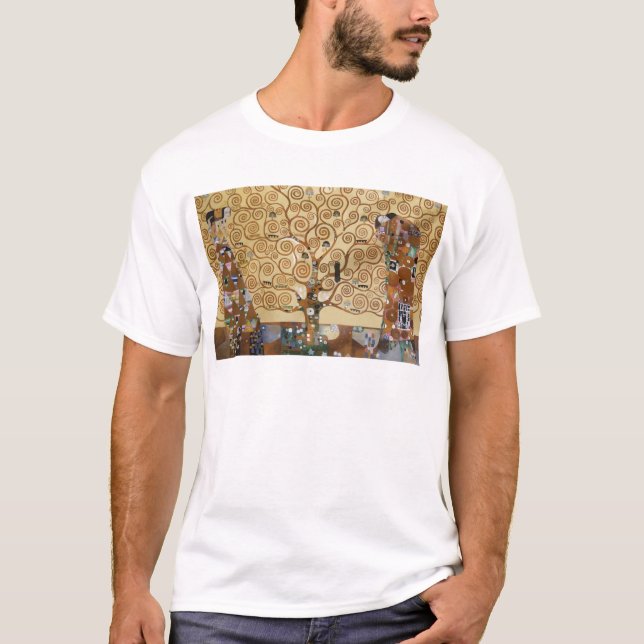 Camiseta Árbol de Gustavo Klimt de la vida (Anverso)