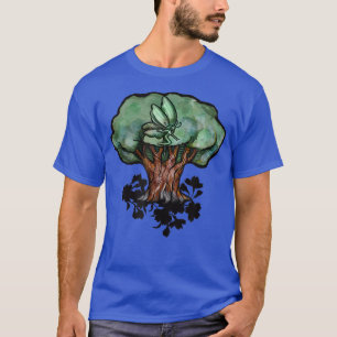 Camiseta Árbol de hadas Arte naturaleza verde amantes de ha