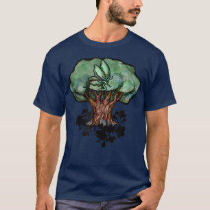 Camiseta Árbol de hadas Arte naturaleza verde amantes de ha
