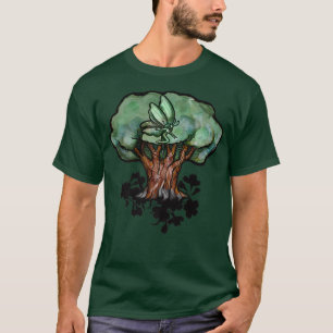 Camiseta Árbol de hadas Arte naturaleza verde amantes de ha