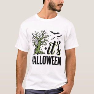Camiseta Árbol de Halloween Es Halloween Vintage Espeluznan
