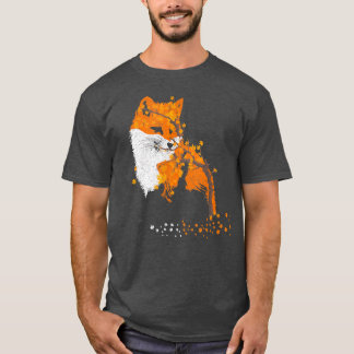 Camiseta Árbol de hermoso animal en caída de árboles