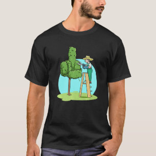 Camiseta Árbol de jardinería de jardín Dedo medio de árbole