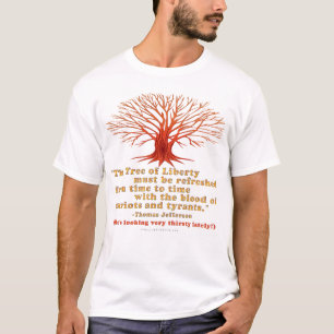 Camiseta Árbol de Jefferson de la libertad