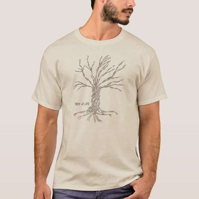 Camiseta ÁRBOL de la DNA o árbol de la vida (Anverso)