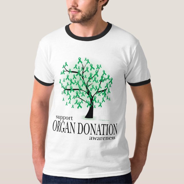 Camiseta Árbol de la donación de órganos (Anverso)