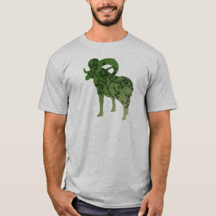 Camiseta Árbol de la oveja de cuernos grandes