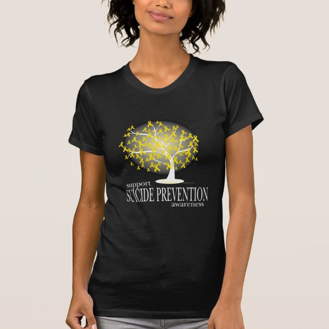 Camiseta Árbol de la prevención del suicidio (Anverso)