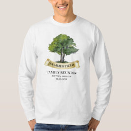 Camiseta Árbol de la Reunión de la Familia de Verano coinci