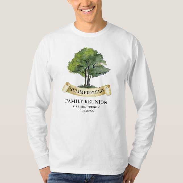 Camiseta Árbol de la Reunión de la Familia de Verano coinci (Anverso)