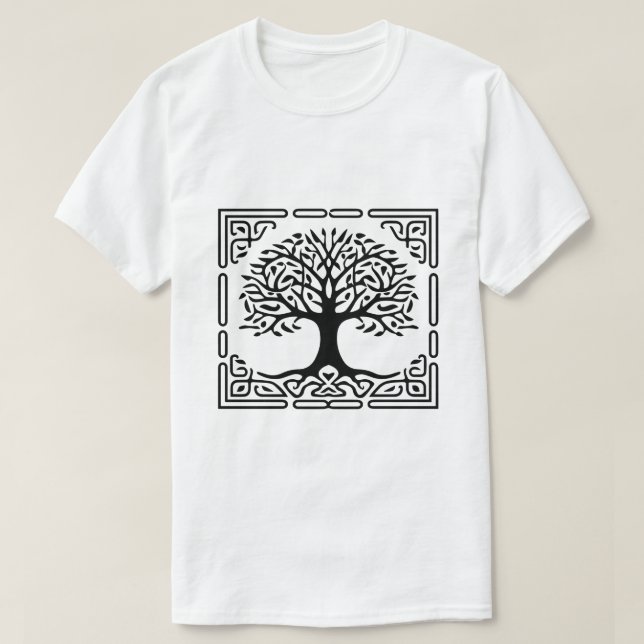 Camiseta Árbol de la Vida Celta (Diseño del anverso)