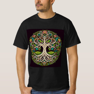 Camiseta Árbol de la Vida: Conexiones Naturales