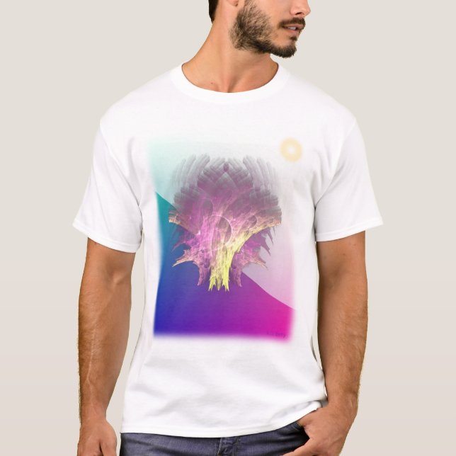 Camiseta Árbol de la vida del fractal (Anverso)