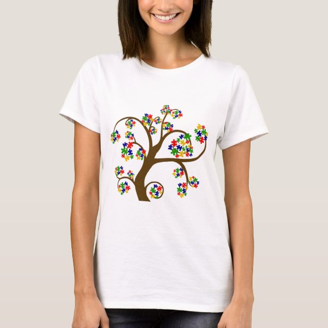 Camiseta Árbol de la vida desconcertado (Anverso)