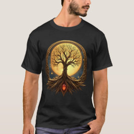 Camiseta Árbol de la Vida – Iluminación a la Luz de la Luna