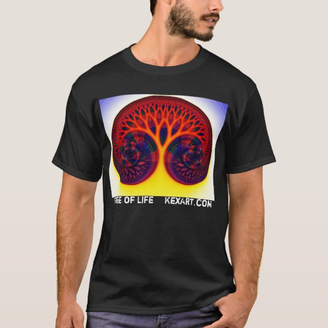 Camiseta Árbol de la vida    KexArt.com (Anverso)