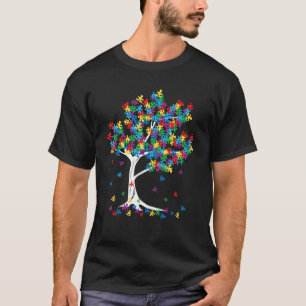 Camiseta Árbol De La Vida Mes De Conciencia Del Autismo ASD